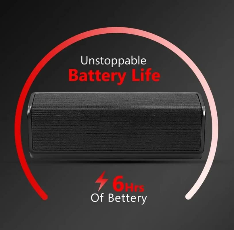 Image of DJ Bass Portable Rechargeable Bluetooth Speaker Flashing LED Light and Wireless /Outdoor /Indoor M417SP Bluetooth Speaker with Mobile Holder|USB|SD Card Slot & FM Support (Black Colour)
