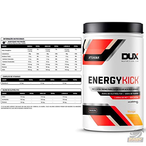 Intra Treino Energy Kick Abacaxi - Pote 1000g Dux Nutrition