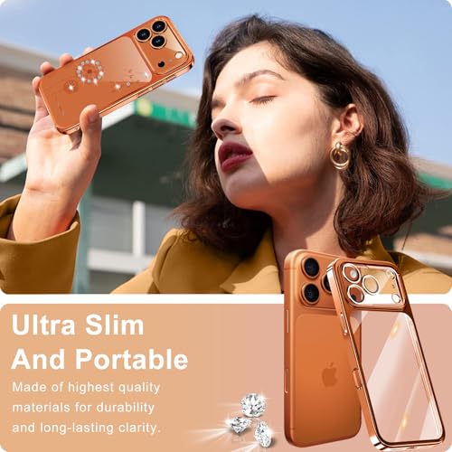 Layeri Capa para iPhone 17 Pro Max [antiamarelamento] capa protetora macia à prova de choque com revestimento de silicone transparente, protetor de lente de câmera, fina, antiderrapante para iPhone 17