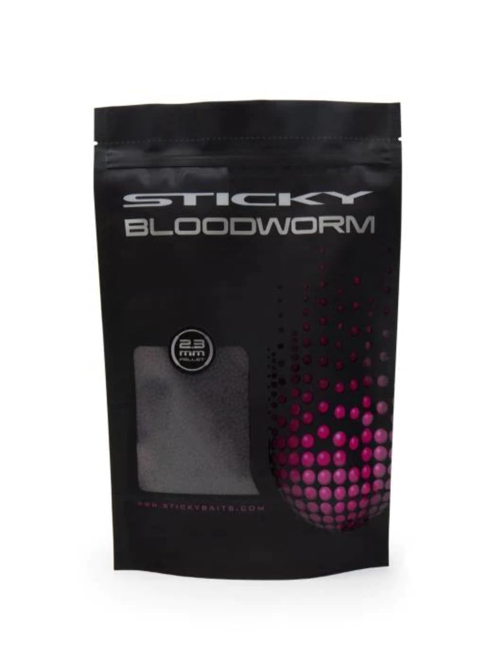Sticky Baits Bloodworm Pellets (2.3mm), Black, One Size
