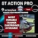 ST Action Pro 9mm Dummy Rounds –5 Pack Inert Training Ammunition for Dry Fire, Malfunction Drills & Classroom Use – Nickel Casing, UV Reactive, Veteran-Owned, Assembled in USA – Safe & Reusable