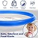 Buotuoho 2-Pack 3rd Gen Sealing Ring for Instant Pot 5&6 Qt - Enhanced Sealing Food-Grade Silicone, BPA-Free, Fits Most 5/6 Qt Models, Blue&White for Sweet/Savory Separation