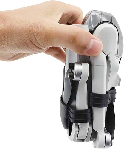 Miniatura 7 de Hélices Protector de correa de protección estabilizador Hélices fijador para DJI Mini 3 ProMini 3 RC Drone Blade Protector Accesorios (negro)