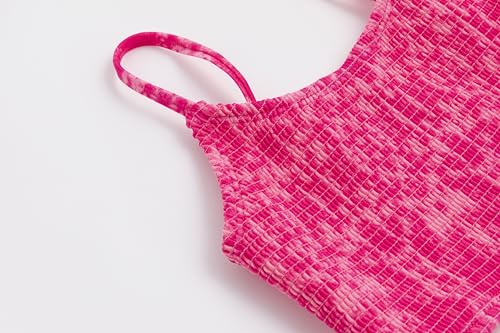 LIZENS Girls Two Piece Swimwear Tankini Set Bathing Suit for Kids Swimsuits 2-124