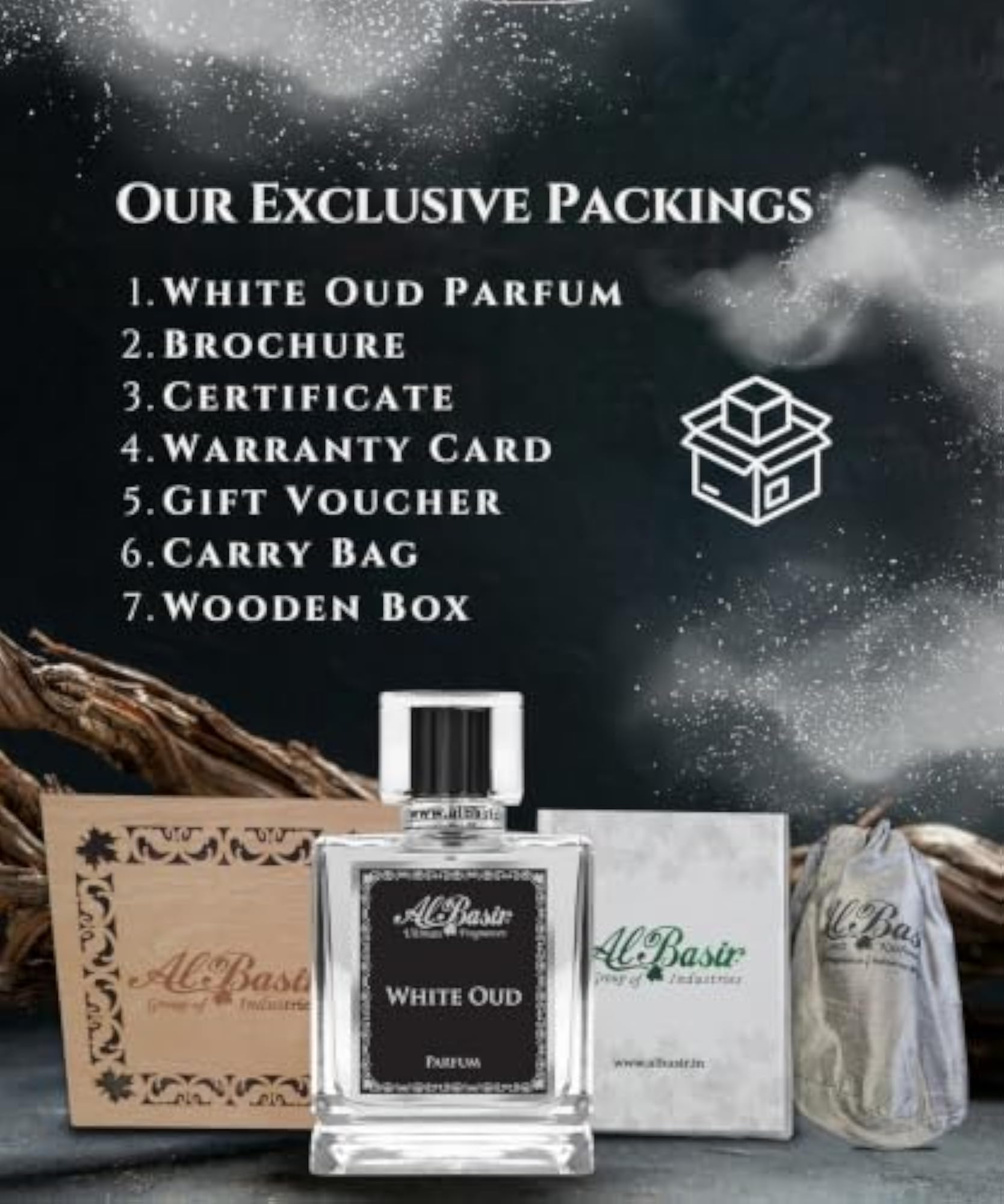 White Oud Parfum Unisex Non-Alcoholic Spray 100ml