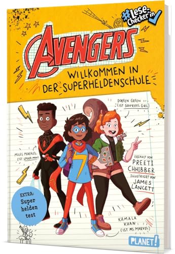 Bild: Avengers 1: Willkommen in der Superheldenschule: Für alle Fans der Disney+-Serie Ms Marvel - #LeseChecker*in (1) für 10,00 EUR bei amazon.de
