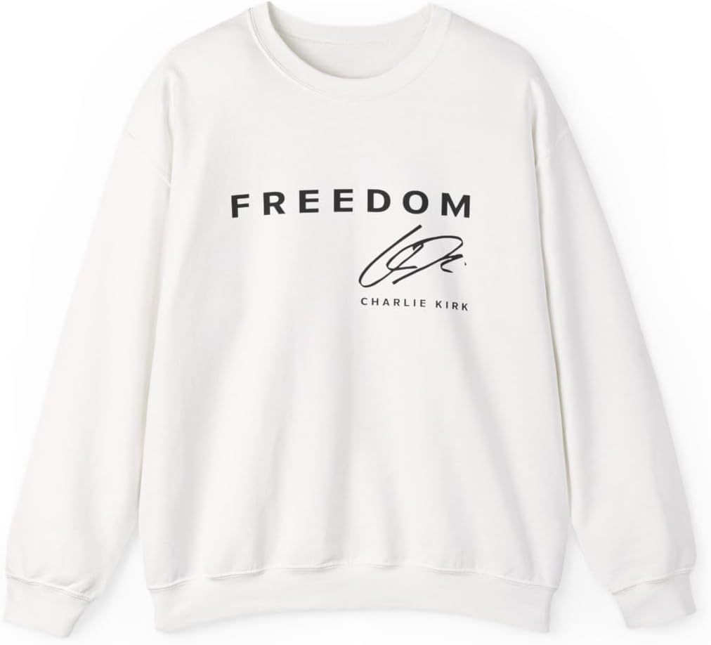 Signature Charlie Kirk Sweatshirt, Freedom Sweatshirt, Charlie Kirk Shirt, Crewneck, Hoodie, Charlie Kirk, Turning Point USA