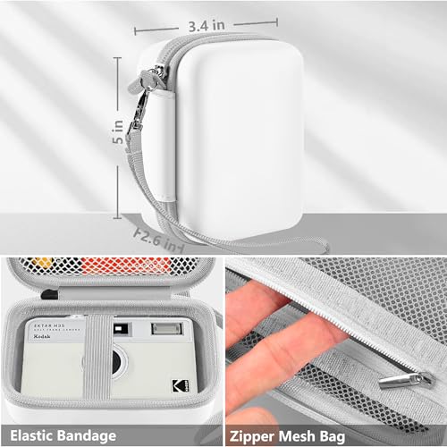Funda para cámara digital Leayjeen compatible con Kodak Ektar H35 miniatura 5