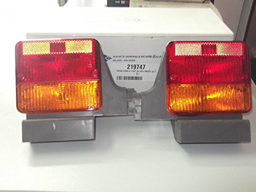 Coppia fanali posteriori per piaggio ape