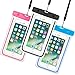 Waterproof Case, Universal Dry Bag Cell phone Floating pouch With Straps for iPhone 7 6S 6 Plus, iPhone 5S SE, Samsung Galaxy S8 S7 S6 Edge, Note 5 4 3, HTC One M8, M7, LG, Huawei, Sony