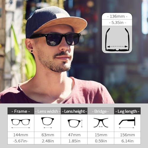 Image of Polarized Smart Glasses for Men Women with AAC Speaker Open Ear Music Touch Control Remote Photo Hand-Free Calling, Unisex Audio Intelligent Bluetooth 5.0 Sunglasses, Great Gift for Friends