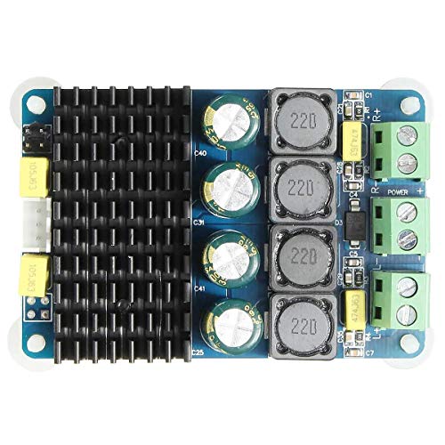 LKAIBIN TDA7498 2 Canales 2X100W Digital Stereo Power Amplificador Board Módulo DC 8-32V Cover