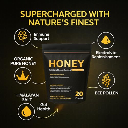 Paquete de Miel Natural Orgánica con Sal Himalaya y Prebióticos miniatura 2