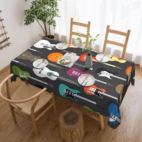 Nappe guitares colorées imperméable et infroissable réutilisable - 2