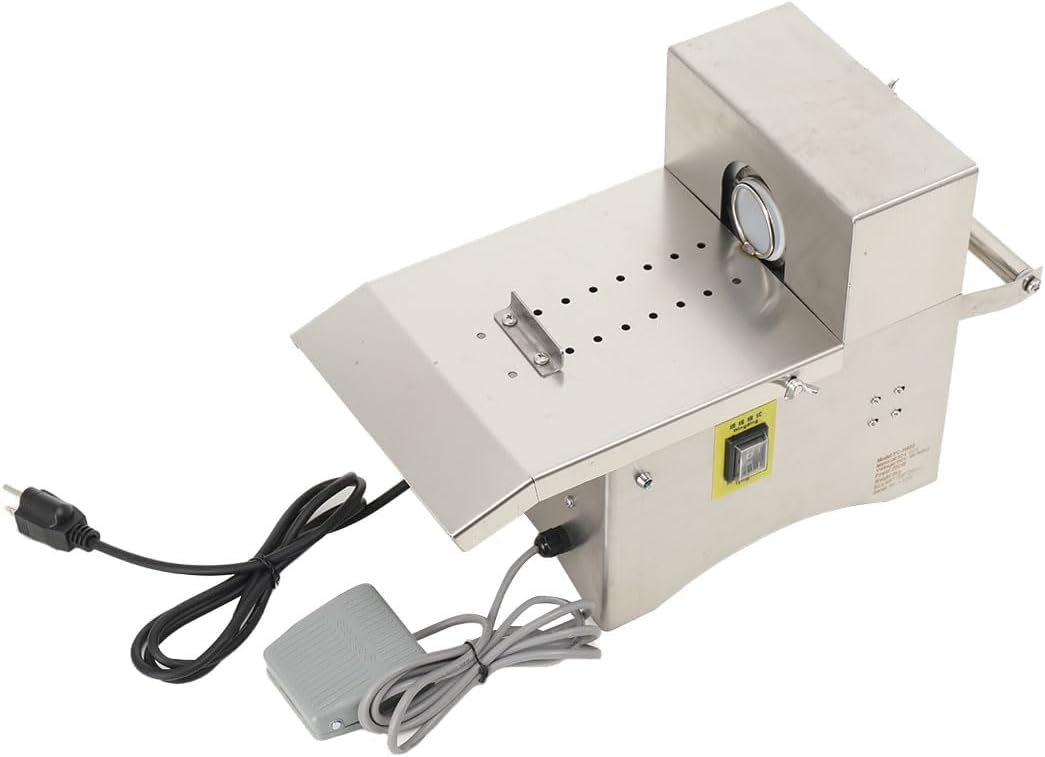 Electric Sausage Knotting Machine, 2 Switch Modes 50mm/1.96inch Aperture Electric Automatic Tying, Sausage Linker for Food Factory Restaurant Home, 304 Stainless Steel