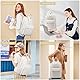 LOVEVOOK Rucksack Damen Groß, 18 Zoll Laptop Schulrucksack Teenager Mädchen mit Laptopfach, Wasserdicht Daypack Schultasche Reiserucksack für Schule Uni Reisen Arbeit, Cremefarben