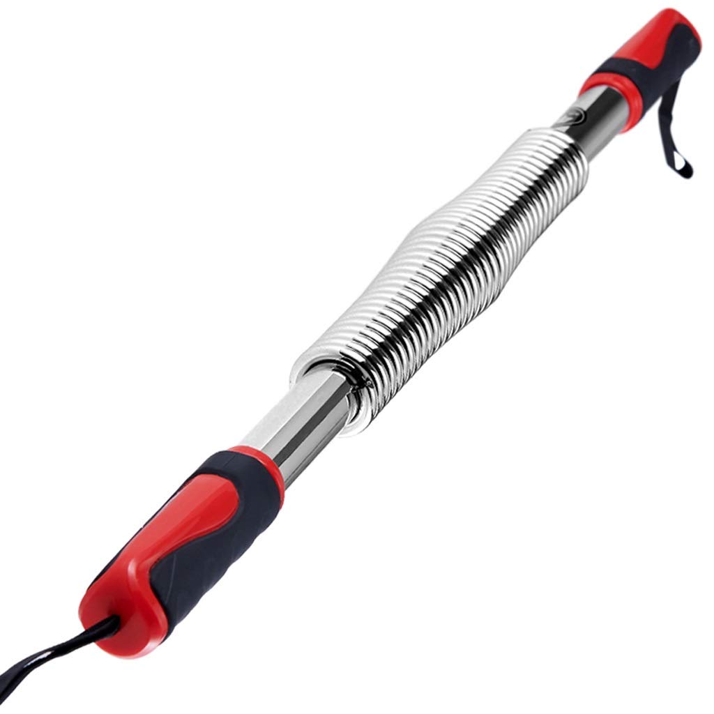 Power Twister/Curl Spring Bar 20kg-50kg Dual Spring Power Twister Bar Power Twister Super Heavy Duty Arm and Chest Builder Strengthener for Shoulder Arms Chest Exercises Flexible Arm Strength Rod