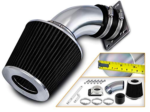 Rtunes Racing Short Ram Air Intake Kit + Filter Combo BLACK Compatible For 98-01 Ford Ranger / 98-01 Mazda B3000 3.0L V6