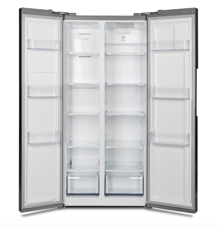 Jocel FRIGORÍFICO AMERICANO SIDE BY SIDE JSBS014634, capacidad total 445 litros, 1780 x 836 x 636, No Frost, Acero inox.