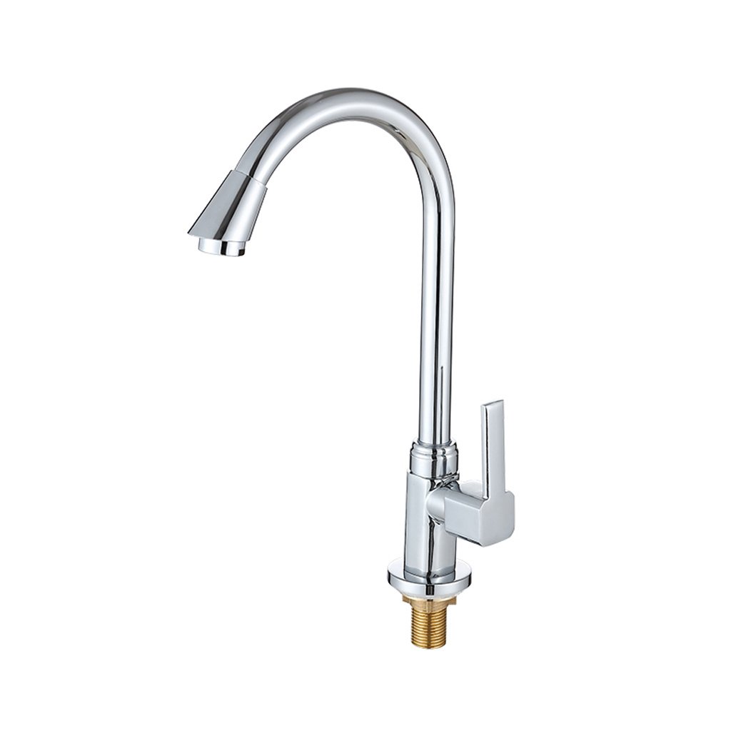 KK- Single cold kitchen faucet dish water tank faucet universal faucet copper interface basin faucet