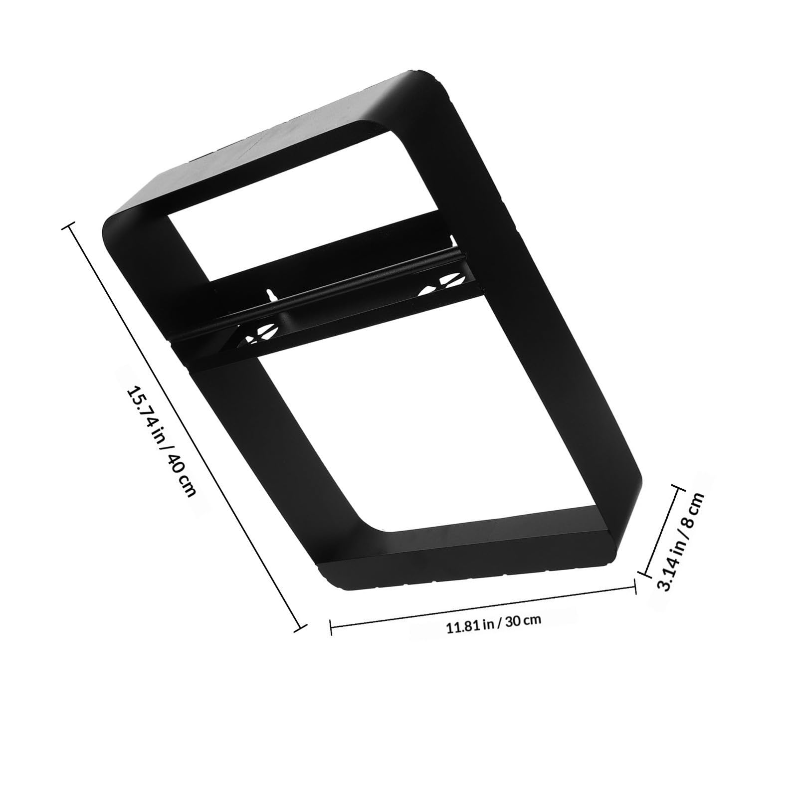 VICASKY Mensola da Bagno a Parete Multi-Livello in Acciaio Inox Nero