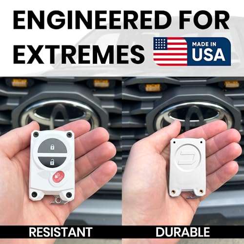 Image of for Toyota Key Fob Cover with Built-in Bottle Opener - Rugged Protective Shell for Tundra (2007-2017) & Tacoma (2005-2015) - Enhanced Grip & Durability - Key Fob Replacement Shell - Custom Colors