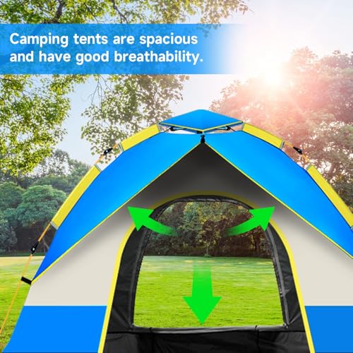Carpa para camping KOMCLUB para 3 personas impermeable miniatura 6