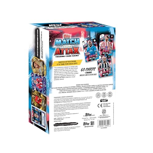 Image of Topps UEFA Champions League Match Attax 2025-26 Trading and Collectible Card Game (Booster Pack Worldies - Global Goalscorers)