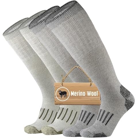 ONKE Merino Wool Knee High Socks for Cold Weather Cover