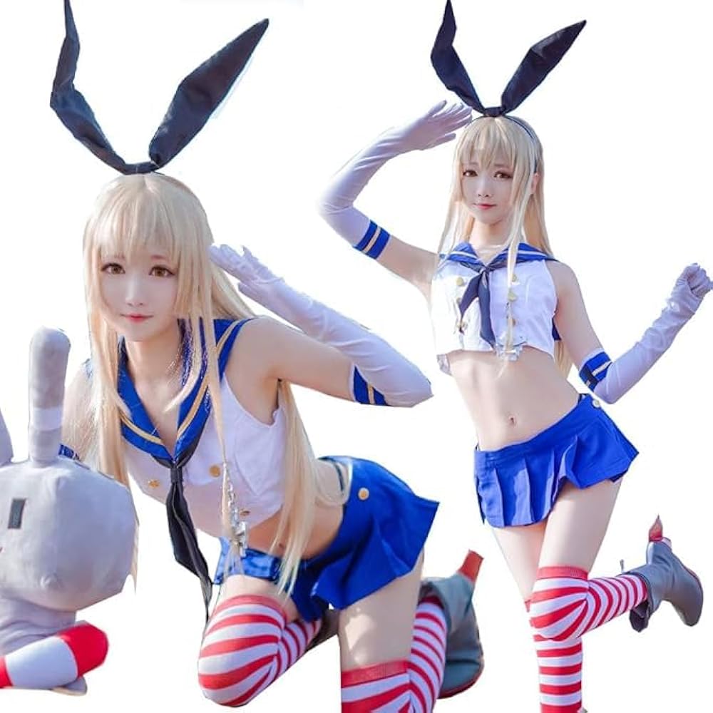艦隊これくしょん 迅鯨 コスプレ+ウィッグ Amazon.co.jp: [PAMEENCOS] 艦隊これくしょん -艦これ- 迅鯨