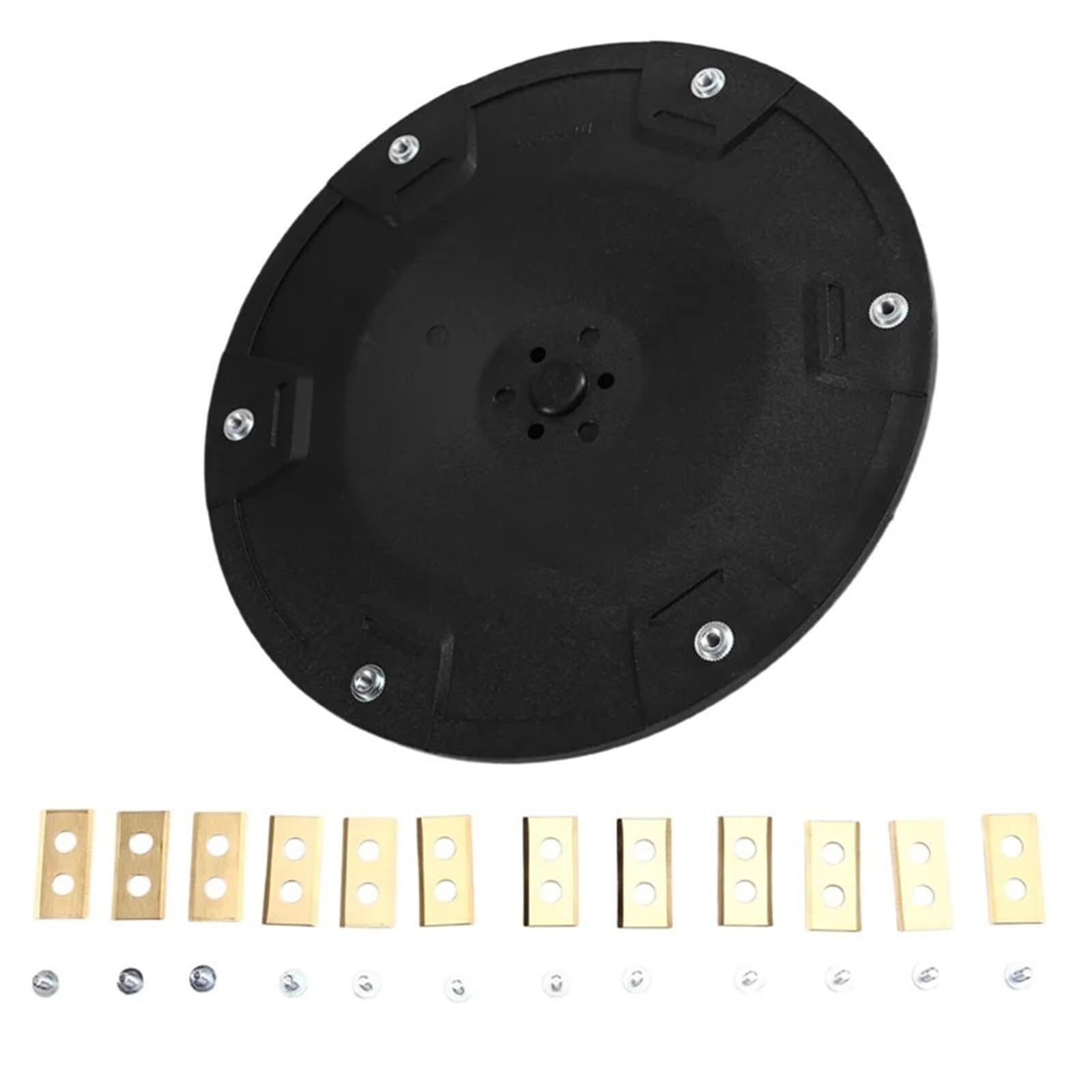 Genérico Compatible con Disco de Cuchilla robótica Dreame | Se adapta a A26F-RSDRA-01, disco de ajuste de 12 cuchillas for reemplazo de cortacésped robótico