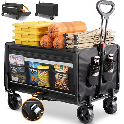 Bollerwagen faltbar 120L+ Bis 150KG Strandwagen Klappbar mit...