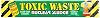 Toxic Waste Sour Apple Flavour Nuclear Sludge Chew Bar 20 g, Pack of 50