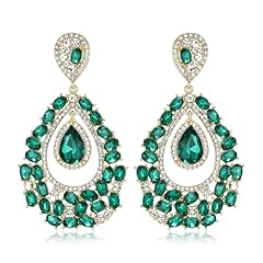 Emerald Color Gold-Tone