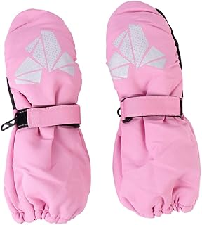 CLISPEED 1 De Luvas De Esqui Infantis Luvas De Inverno Para Crianças Luvas De Inverno Luvas De Bicicleta Luvas De Ciclismo Luvas De Pá Luvas De Inverno Rosa Luvas De Esqui Para