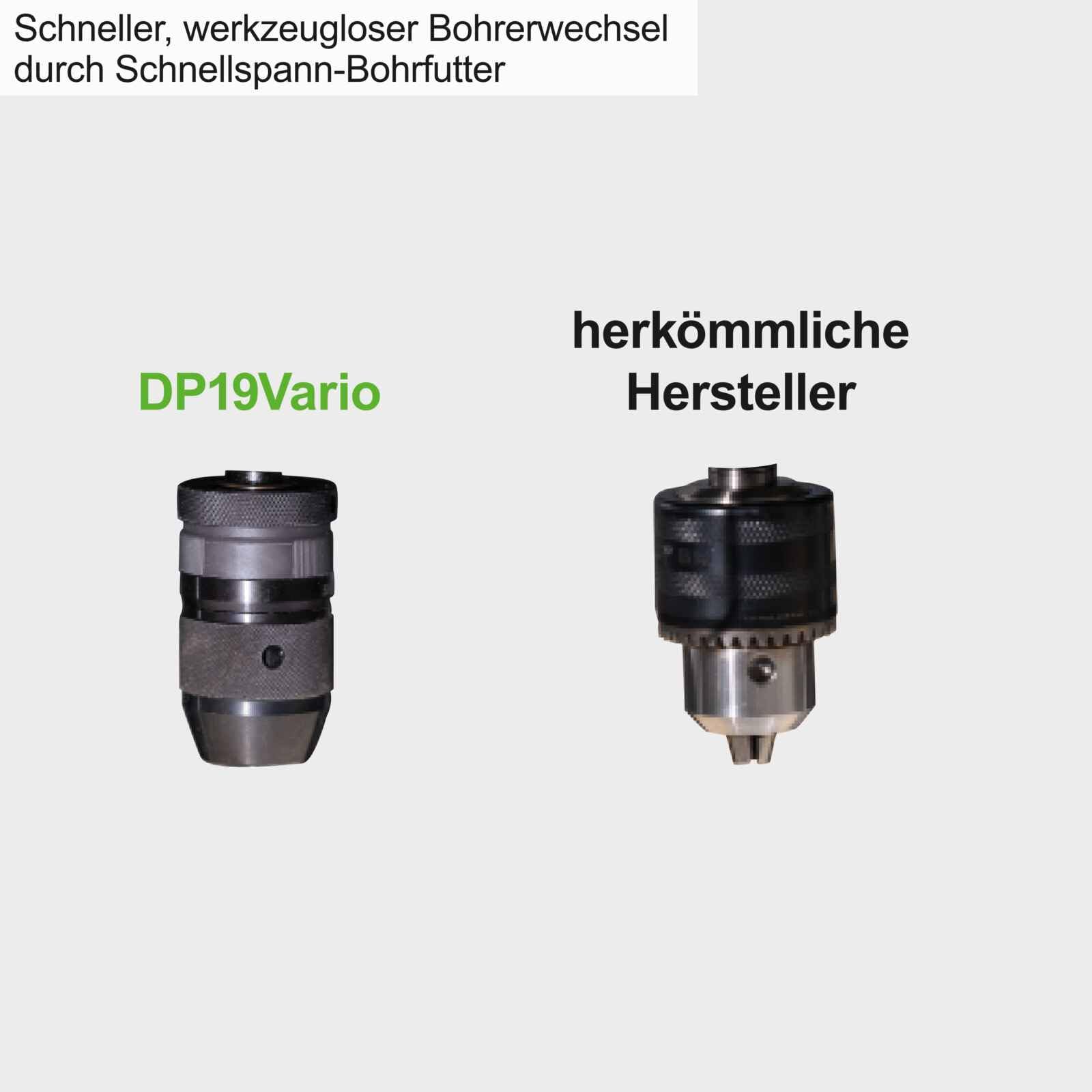 Scheppach Profi-Säulenbohrmaschine BTD19Vario-BE Tischbohrmaschine