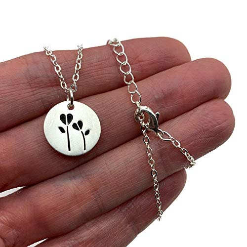 Sister, You are the Best! Sister Missionary Gift With Flower Necklace (gold)3