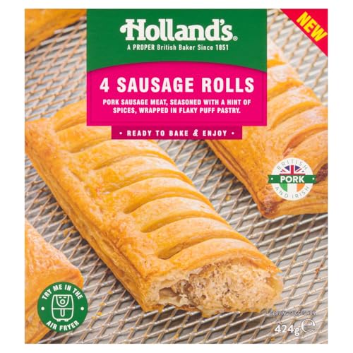 Hollands 4 Pack Sausage Rolls 424g