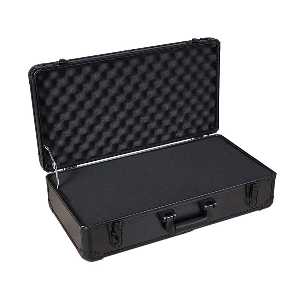 Wiltec Universalkoffer 21,9 x 18,5 x 10,4 cm, wasserdichter Transportkoffer, Schutzkoffer aus PP und Glasfaser, Koffer mit Würfelschaumstoff