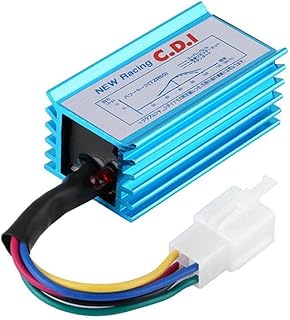 Kacepar Bobina de encendido universal CDI Performance Racing de 5 pines para motocicleta, módulo de unidad de control de caja CDI, color azul 50CC 70CC 90CC 100CC 110CC 50CC 70CC 90CC 100CC 110CC