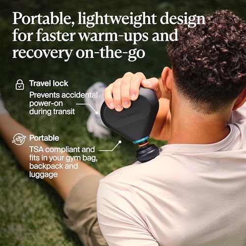 Image of Theragun Mini Plus by Therabody - Portable Massage Gun Enhanced with Heat - Travel Essential for Faster Recovery on The go
