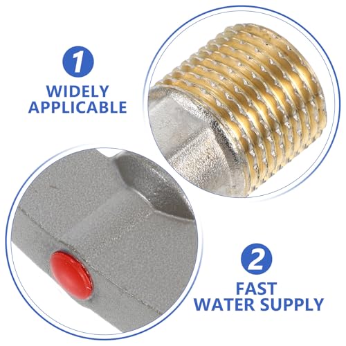 Válvula de bola de cobre de alta seguridad e interruptor triangular para calentador de agua 4