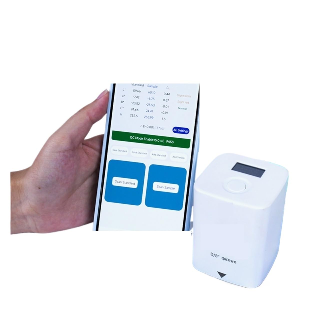 Portable Color Analyzer LS171 D/8 Digital Skin Color Meter Cheap Portable Colorimeter for Paint High Precision, High Sensitivity