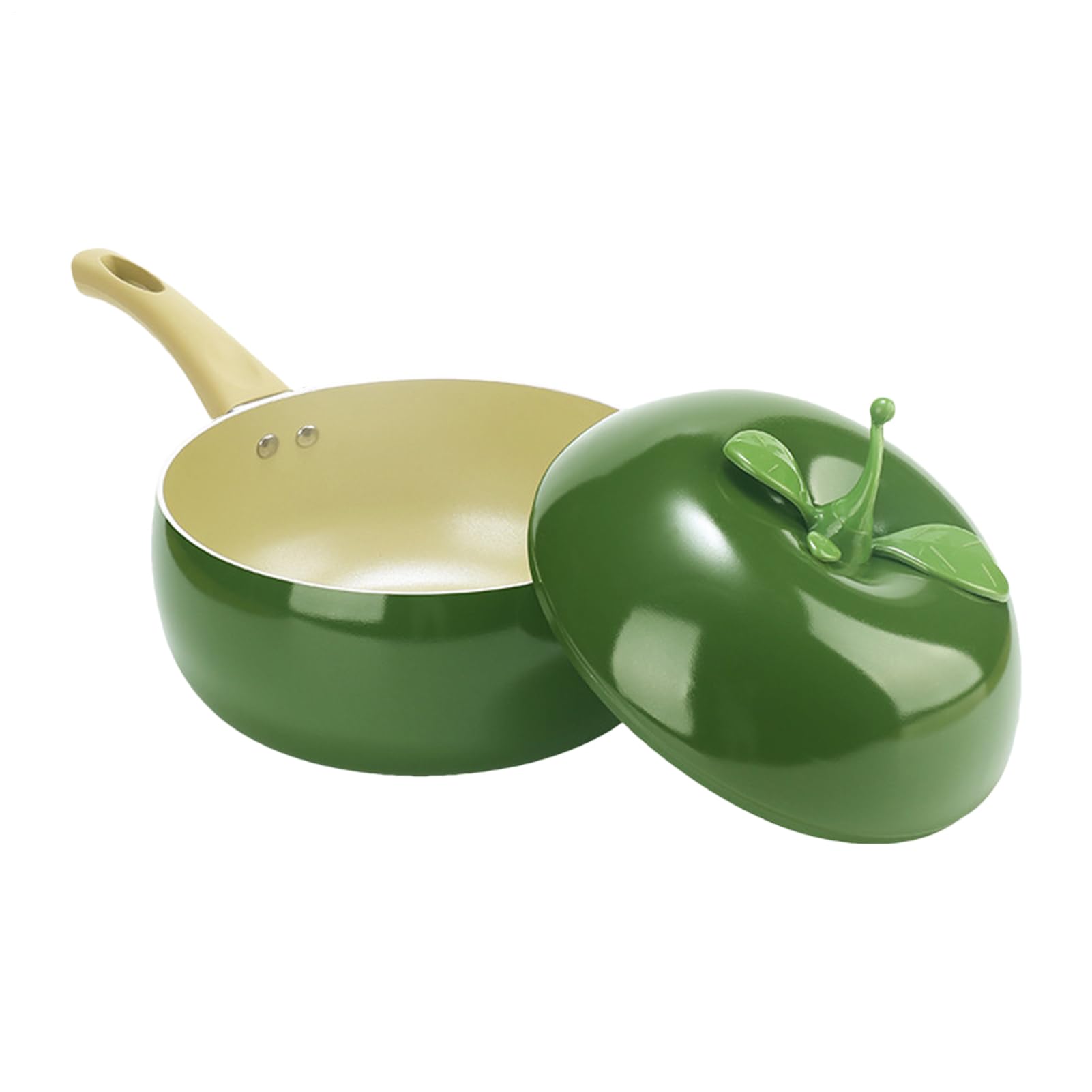 Olla de salsa con tapa para inducción que evita quemar tus comidas