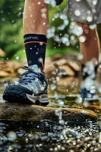 2Pcs Waterproof Socks for Men, Comfort and Durability for Outdoor Adventures, Breathable3