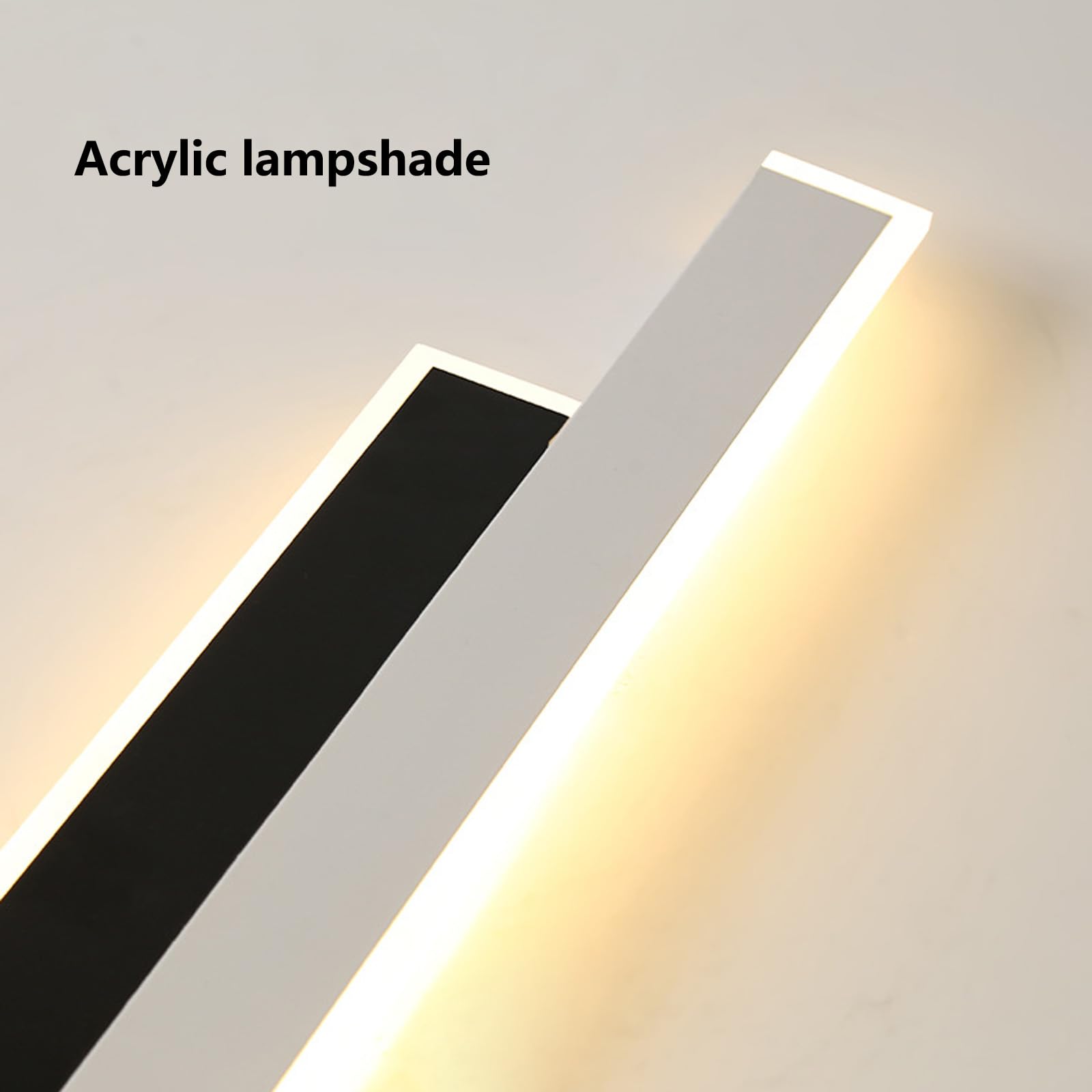 Nowoczesne oświetlenie ścienne, ściemniana lampa sufitowa LED z pilotem zdalnego sterowania, współczesna cienka lampa sufitowa 2700K-6500K, podtynkowa lampa sufitowa, akrylowa wewnętrzna lampa