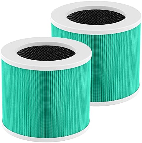 JORAIR 2 Pack HY1800 Replacement Filter For CHIVALZ/Honeyuan Air Purifier
