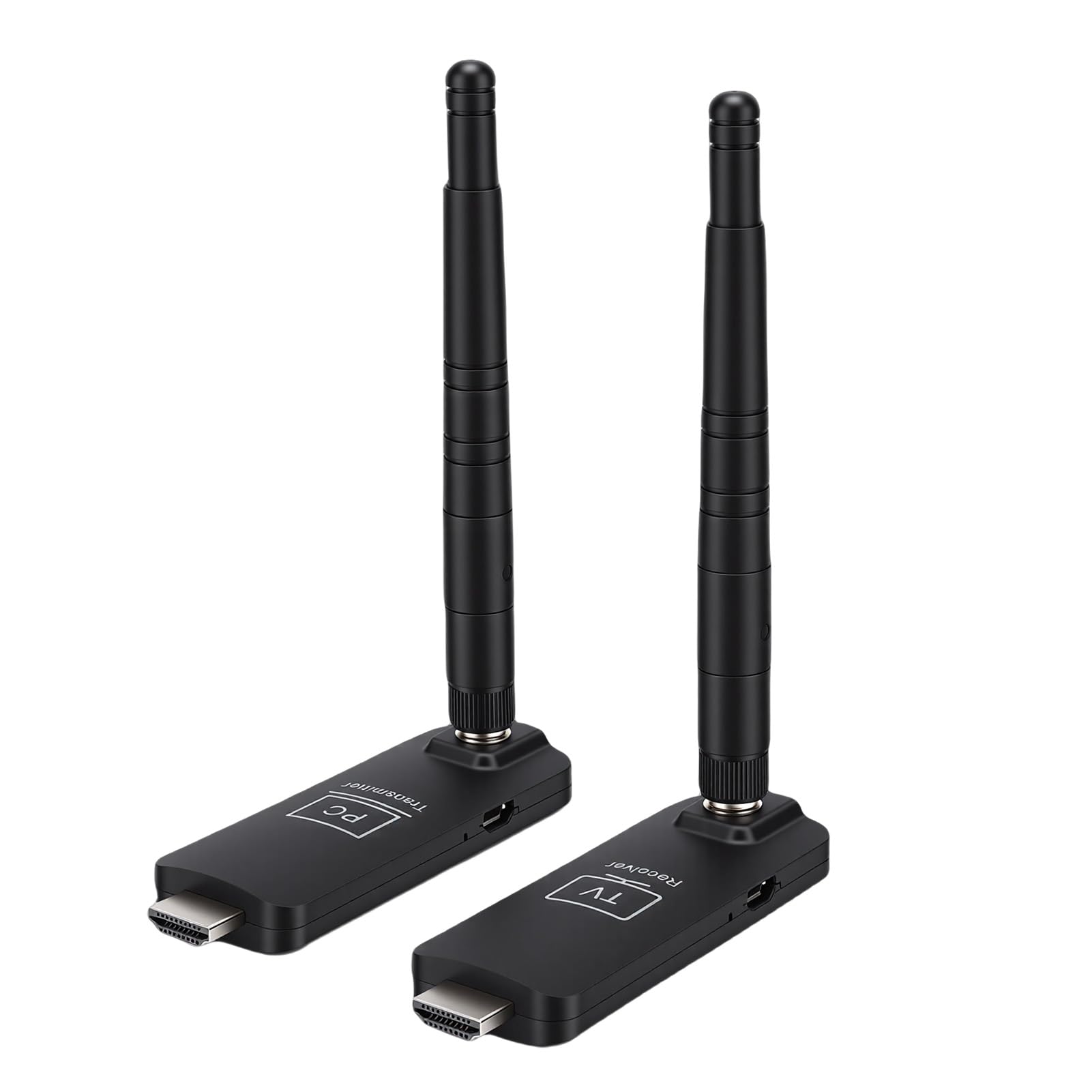 Bezprzewodowy Nadajnik i Odbiornik HDMI, 100m 1080P Dekodowanie 4K Multimedialny Przedłużacz HD, Rozszerzony Wyświetlacz Lustrzany, do Rozrywki Podczas spotkań