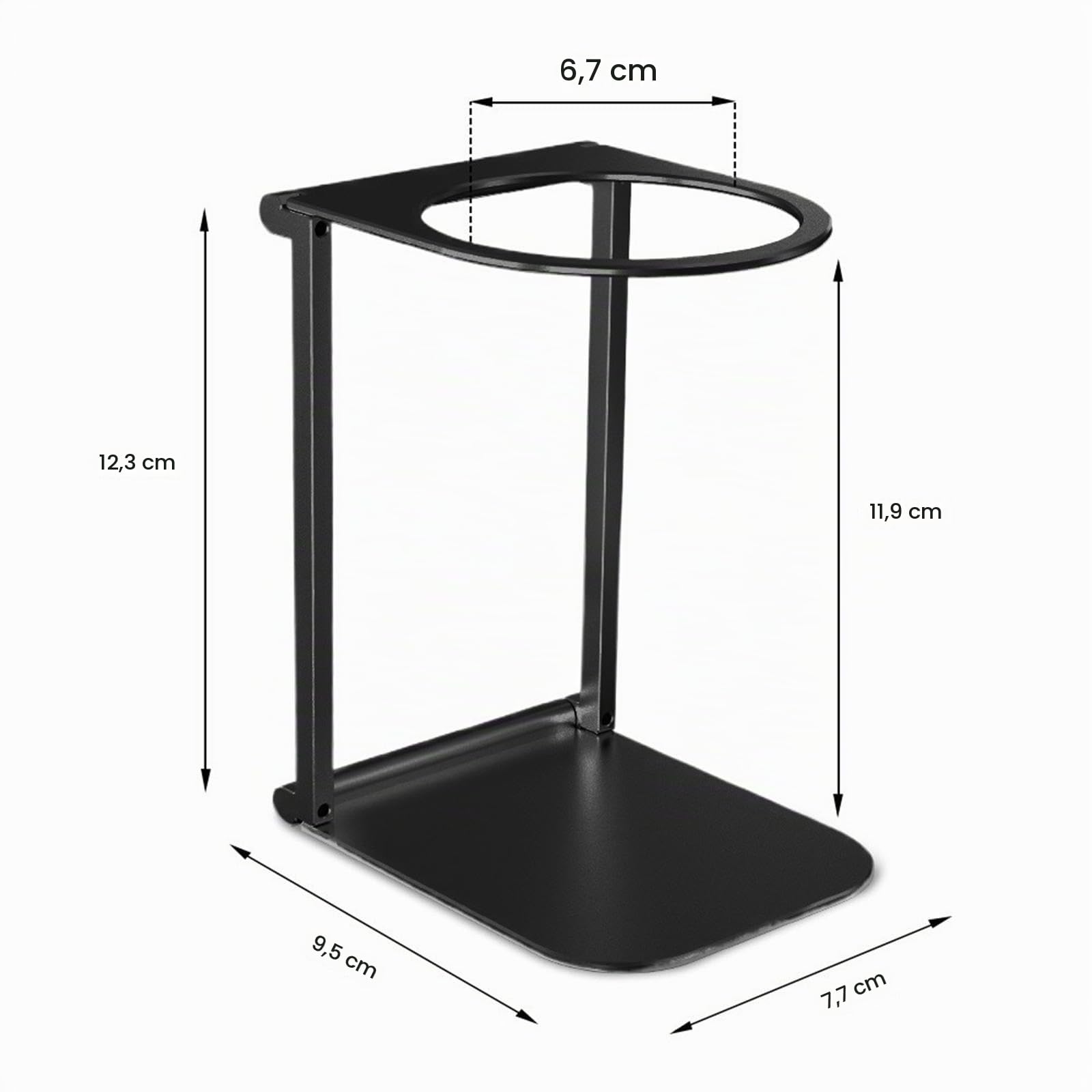Soporte para Cafetera de Goteo, Soporte para Máquina de Espresso, Robusto, Accesorios, Portátil, Soporte para Cafetera Manual para Hogar