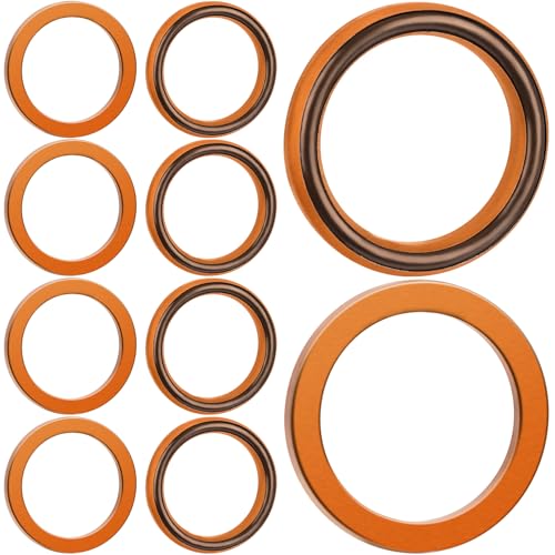 OIIKI 10PCS Pit Dirt Bike Exhaust Crush Gasket, for 50cc